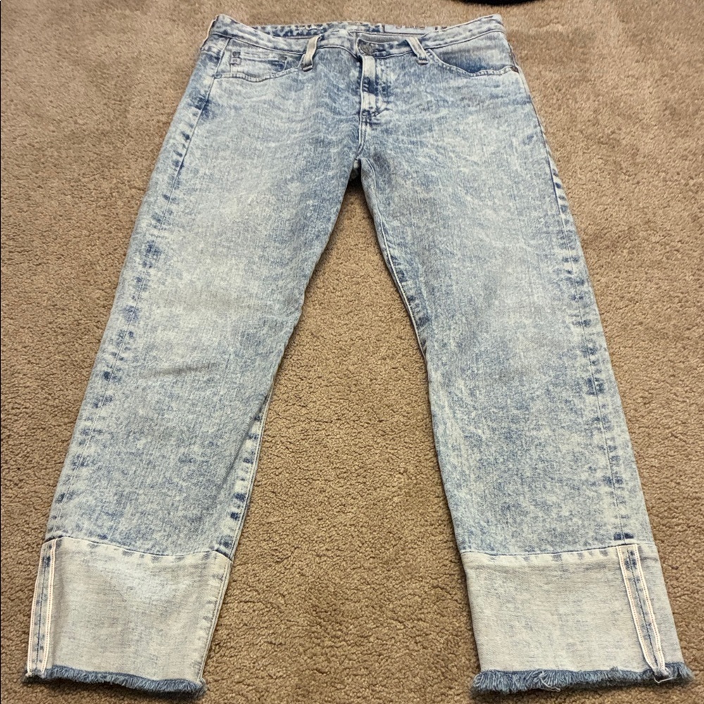 AG Adriano Goldschmied Faded Blue Denim Isabelle